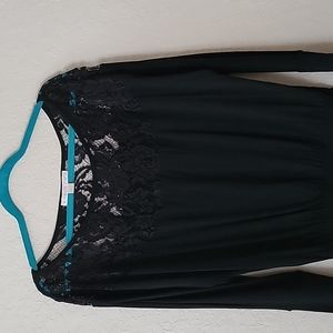 Boston Proper Lace Cutout Top